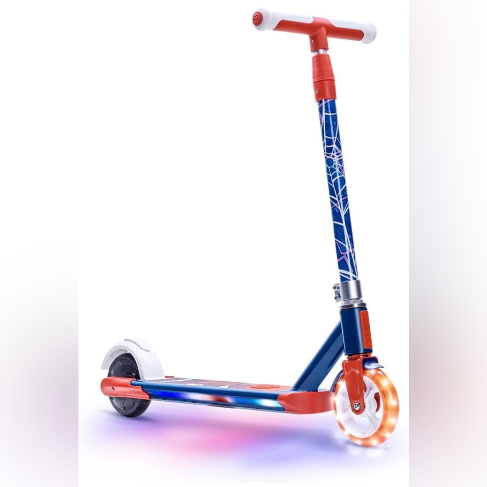 NEW IN BOX Jetson Spiderman Light-Up Kick Scooter for Kids
